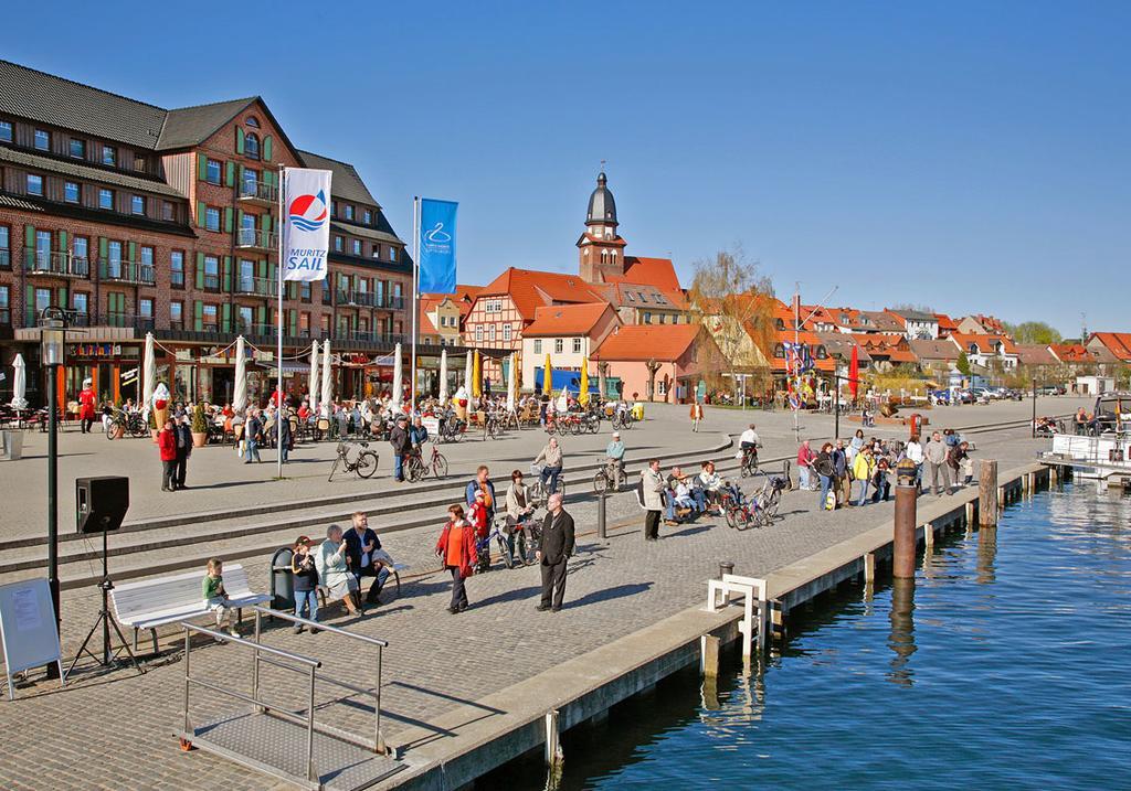 Ferienwohnung Uferpromenade Waren  Exterior foto